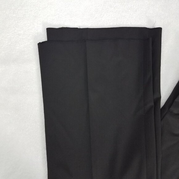 NEW GUCCI Uniform IT Size 44 Black Flared Pants Trousers Black Unfinished Hem - Picture 4 of 13